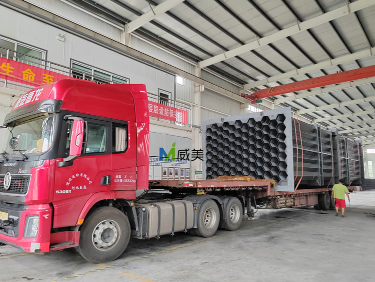 濕電除塵器發(fā)貨寧夏 應(yīng)用于氫氰酸尾氣治理項(xiàng)目